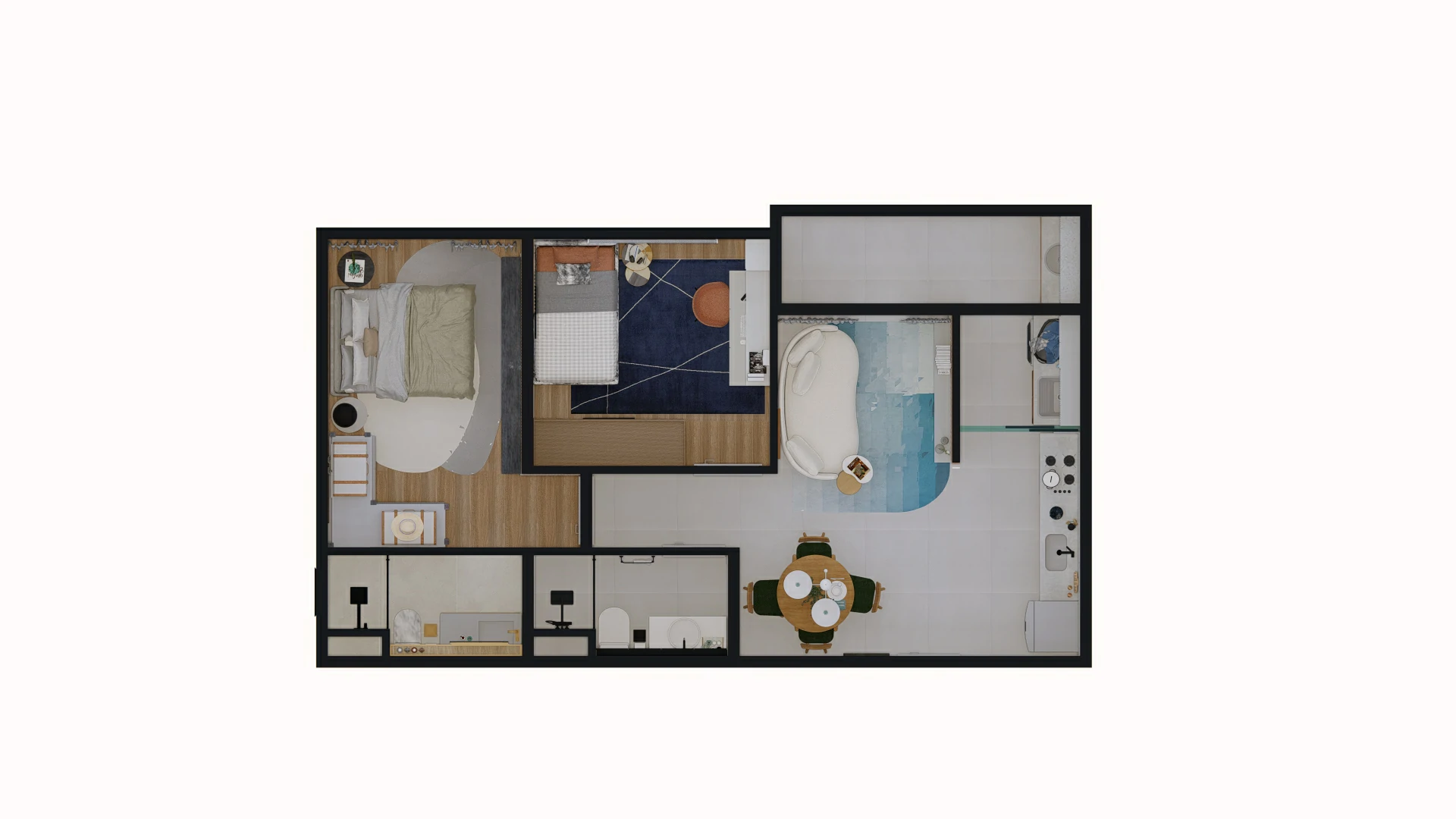AP 02 - PLANTA BAIXA - 56,35m2
